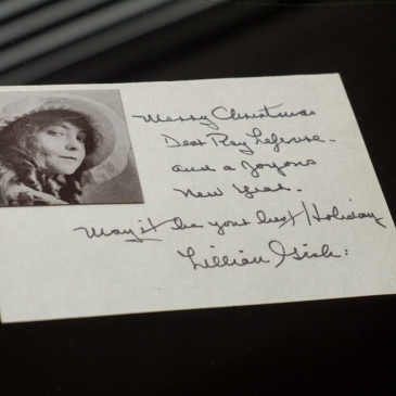 Lillian Gish Autographed Card
